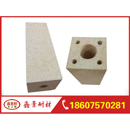 Refractory furnace burner brick